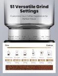 KIDISLE Electric Conical Burr Coffee Grinder