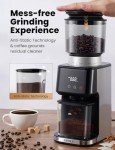 KIDISLE Electric Conical Burr Coffee Grinder