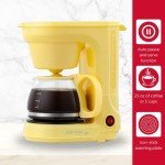 Holstein Housewares 5-Cup Drip Coffee Maker