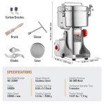VEVOR 2500g Electric Grain and Spice Grinder