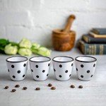 City to Cottage® Espresso Cups Set - Polka Dots