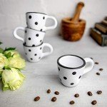 City to Cottage® Espresso Cups Set - Polka Dots