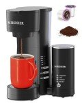 MIKESIER 3IN1 Coffee Maker with Milk Frother