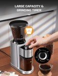 TWOMEOW Electric Conical Burr Coffee Grinder