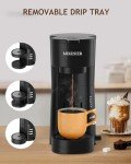 MIKESIER 3IN1 Coffee Maker with Milk Frother