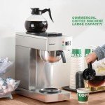 NUPANT 12-Cup Commercial Drip Coffee Maker