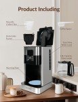 Programmable Stainless Steel Coffee Maker with Carafe