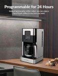 Programmable Stainless Steel Coffee Maker with Carafe
