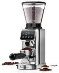 AMZCHEF Silver Coffee Grinder with 24 Settings