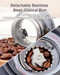 Adjustable Electric Burr Coffee Grinder with 31 Settings