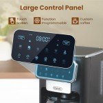 Gevi 12-Cup Programmable Touch Screen Coffee Maker