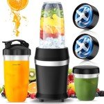 Colarlemo 1200W Portable Blender with To-Go Cups