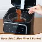 Gevi 12-Cup Programmable Touch Screen Coffee Maker