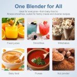 Colarlemo 1200W Portable Blender with To-Go Cups