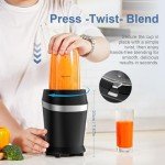 Colarlemo 1200W Portable Blender with To-Go Cups
