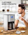 12-Cup Programmable Drip Coffee Maker with Pot