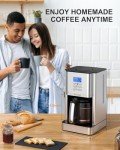 12-Cup Programmable Drip Coffee Maker with Pot