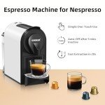 CHULUX Mini Espresso Machine for Nespresso Capsules
