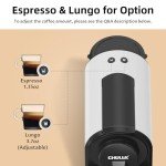 CHULUX Mini Espresso Machine for Nespresso Capsules