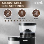 Kaffe Electric Burr Coffee Grinder - Adjustable Settings