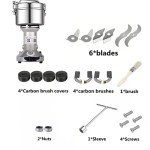 High-Speed Electric Grain Mill Grinder (750g)