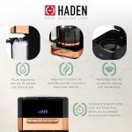 HADEN 12-Cup Programmable Coffee Maker, Black/Copper