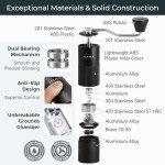 Alpaca Ventures Manual Stainless Steel Coffee Grinder