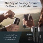 Alpaca Ventures Manual Stainless Steel Coffee Grinder