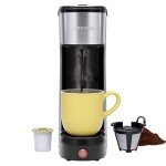 Chefman Single Serve Coffee Maker for K-Cups & Grounds