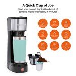 Chefman Single Serve Coffee Maker for K-Cups & Grounds