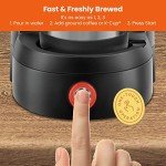 Chefman Single Serve Coffee Maker for K-Cups & Grounds