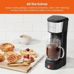 Chefman Single Serve Coffee Maker for K-Cups & Grounds