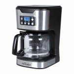 HousesAid 12-Cup Programmable Coffee Maker – Stainless Steel