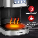 HousesAid 12-Cup Programmable Coffee Maker – Stainless Steel