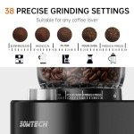 Adjustable Burr Coffee Grinder with 38 Settings
