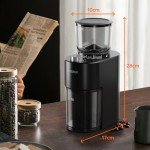Adjustable Burr Coffee Grinder with 38 Settings
