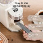 Gevi Adjustable Conical Burr Coffee Grinder 35 Settings