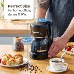 Elite Gourmet EHC-5055# Black Drip Coffee Maker