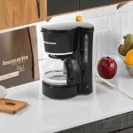 Elite Gourmet EHC-5055# Black Drip Coffee Maker