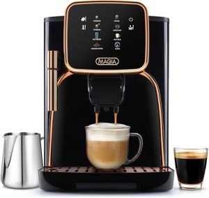 Zulay Kitchen Magia Clasica Espresso Machine with Grinder