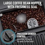 Zulay Kitchen Magia Clasica Espresso Machine with Grinder