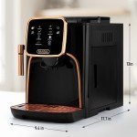 Zulay Kitchen Magia Clasica Espresso Machine with Grinder