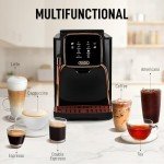 Zulay Kitchen Magia Clasica Espresso Machine with Grinder