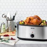 Aroma 22Qt Roaster Oven with High-Dome Lid