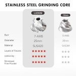 Cordless Electric Burr Coffee Grinder with 80 Settings