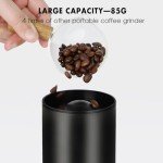 Cordless Electric Burr Coffee Grinder with 80 Settings