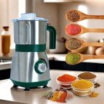 Electric Herb Grinder with 3 Stainless Steel Blades