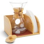 HEXNUB Bamboo Stand for Pour Over Coffee Makers