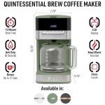 Haden 12-Cup Programmable Drip Coffee Maker - Green
