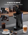 ZACME 4-in-1 Mini Coffee Maker with Frother